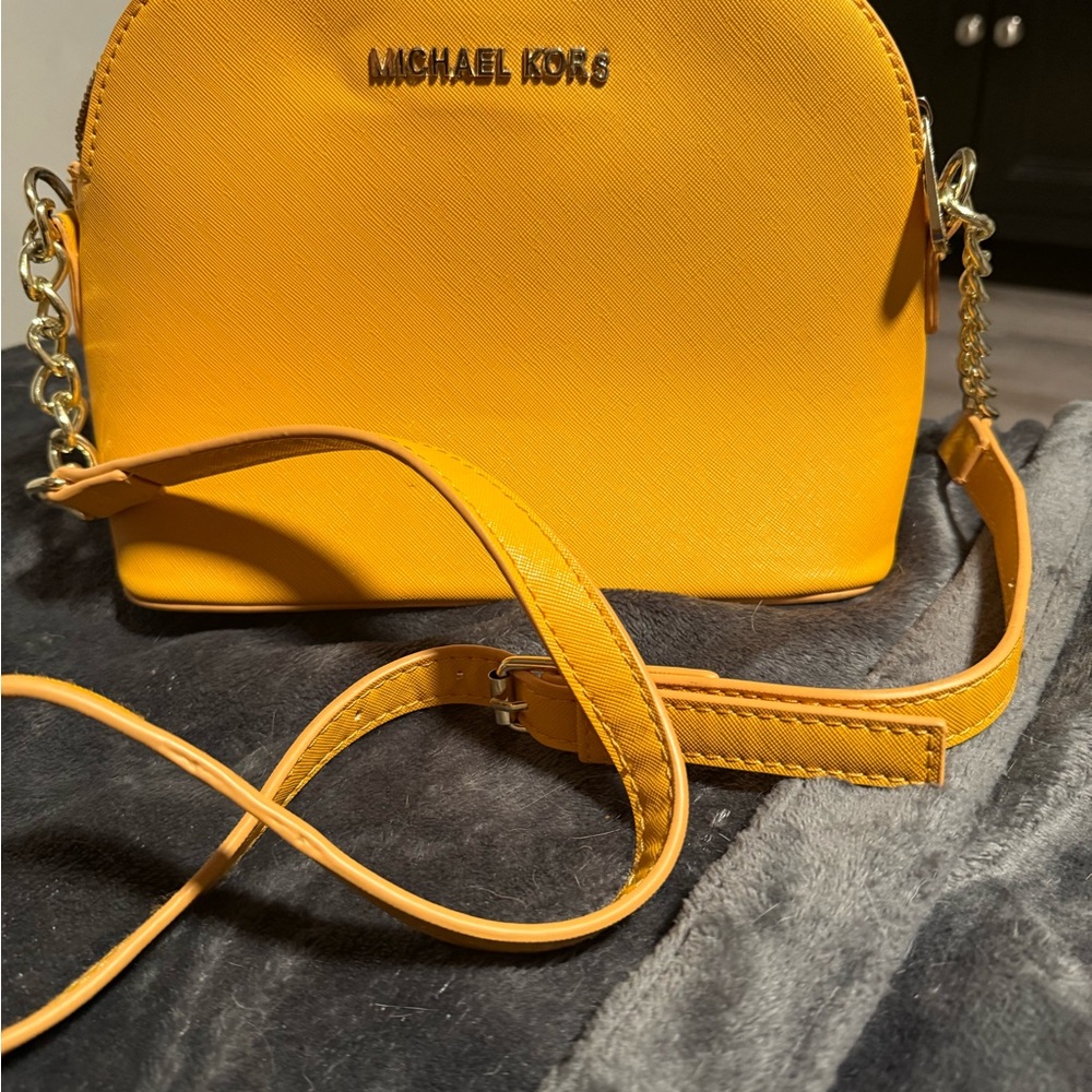 Michael Kors Mustard Crossbody Bag